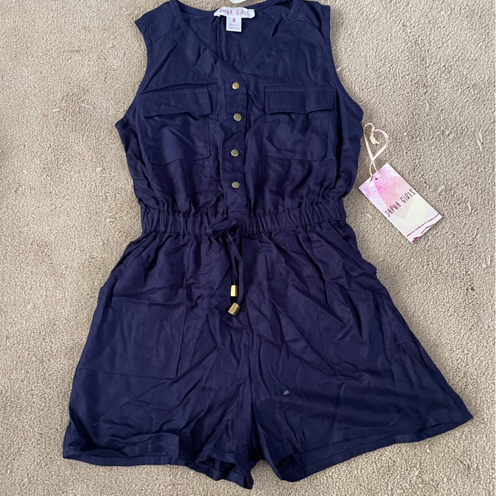 NWT New Navy Girl’s Romper